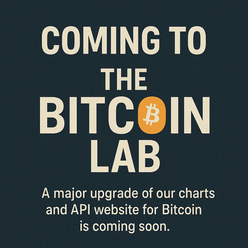 Exciting Update coming to the Bitcoin Lab?